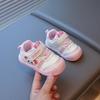 2025 Breathable Mesh Baby Walker Shoes, Soft Sole Cartoon Design for Boys & Girls