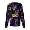 Women's Casual Long-sleeved Single-breasted Printed Protective Clothing Cardigan Top