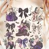 Aquarell Charmante Schurkin Retro Damen T-Shirt Ganzjahres Unisex und Damen Reine Baumwolle Lässig Mode Retro Kleidung