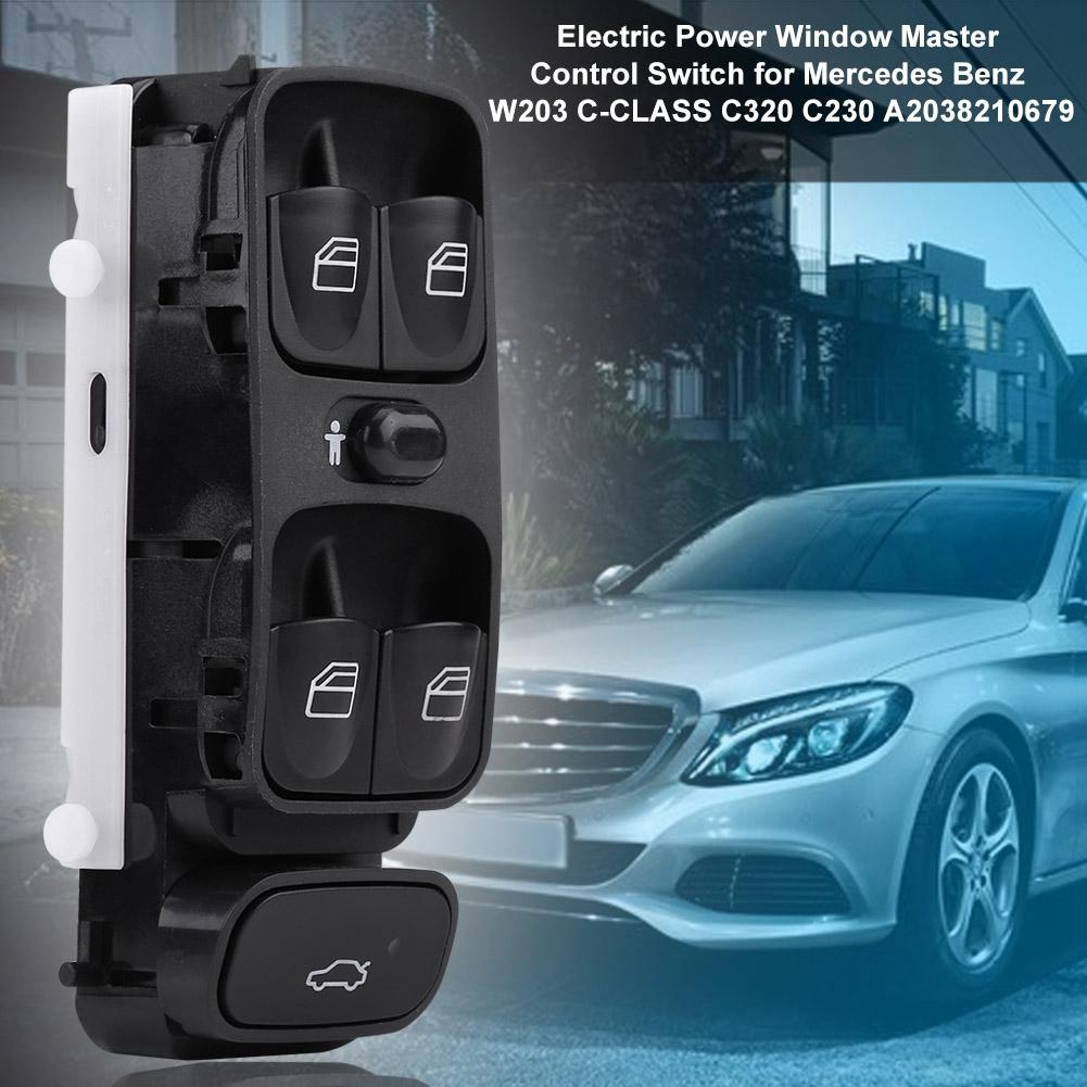 Front Left Power Window Master Switch for Mercedes Benz W203 C Class C320 C230 A2038210679