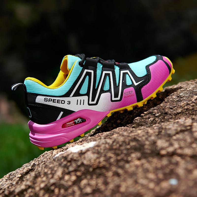 Large size outdoor leisure sports mountaineering comfortable women's casual shoes rubber outsole wear-resistant non-slip women's shoes