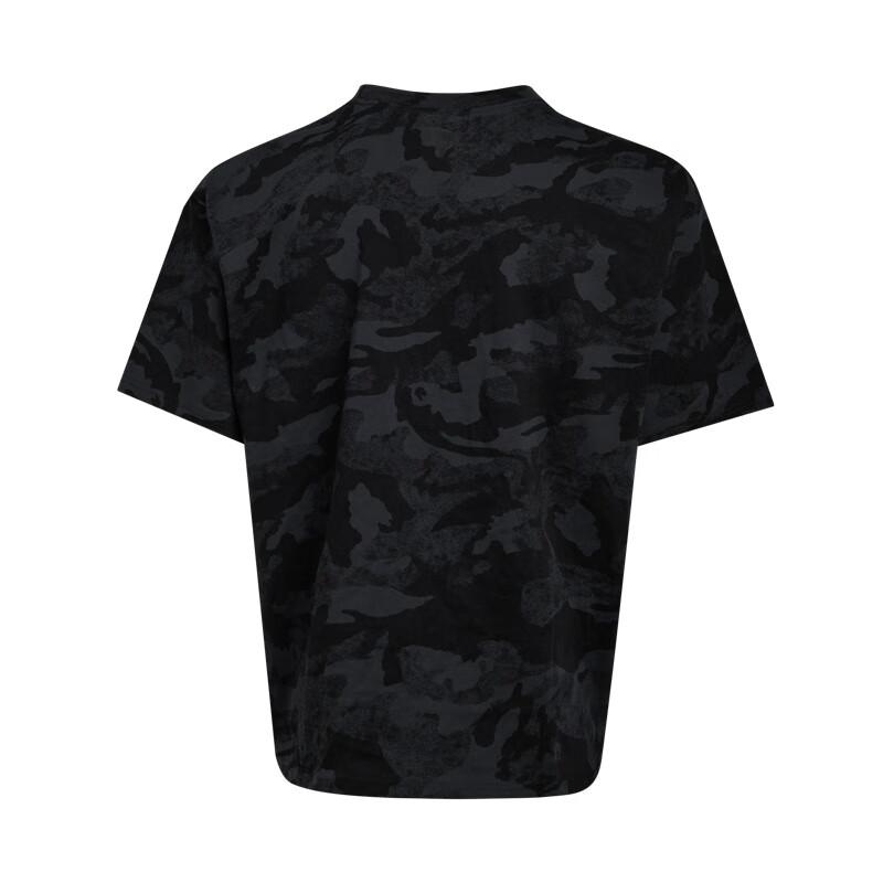 Under Armour Prosjekt SS25 Rock Letter Løs Komfortabelt Heldekkende Trykk Rund Hals Kort Ermet T-skjorte Herre T-skjorter Svart 1389976-001