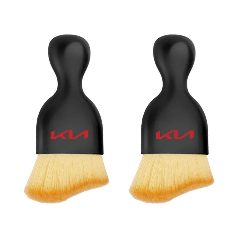 1/2pcs Car Crevice Dust Removal Artifact Brush Cleaning Brush Tool For Kia Rio Sportage R K3 K4 K5 K6 K7 K8 Ceed Sorento Cerato Soul