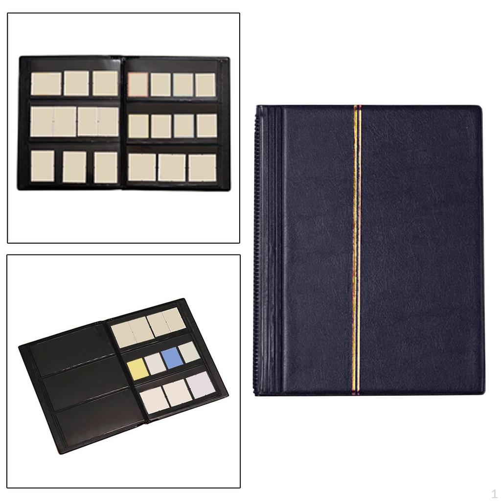 Stamp Album with 10 Sheets (20) for Collection Storage, Interleaving Type, Binder