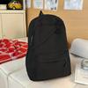 Schoolbag Korean Version Ins Solid Color Simple Backpack Bag Female Sweet Bow Student Schoolbag Fashionable Versatile Casual Backpack