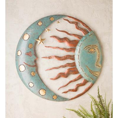 Corps célestes, soleil, lune, soleil, étoiles, décorations murales en métal, œuvres d'art, décorations pour la maison et décorations