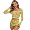 Women Sexy Hollow Out Two Piece Mesh Intimate Lingerie