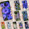 Blue Cornflowers Delphinium For Samsung Galaxy M53 M33 M11 M21 M31 M12 M13 M14 M15 M35 M34 M54 M32 M52 M06 M16 M55 Case