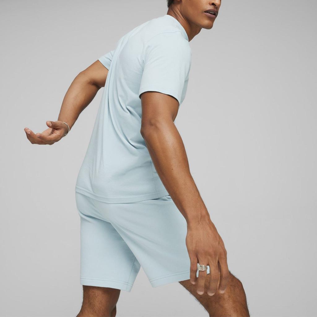 Puma X Palm Tree Crew Letter Print Casual Pullover Short Sleeve T-Shirt Men T-Shirt Light-Blue 624726-22