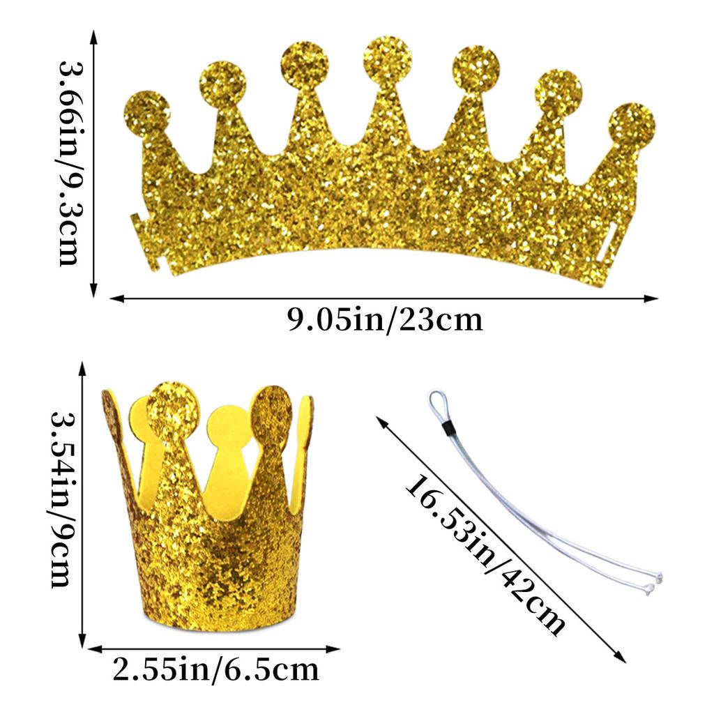 Haustier Geburtstagsparty Hut Dekoration Haustier Katze Hund Pailletten Geburtstagskrone Hut Kopfbedeckung