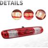 High Mount Stop Third Brake Light Cargo Lamp 25890530 Compatible With 2007-2013 Silverado Sierra 1500 2500HD 3500HD (Red 3 Pin)