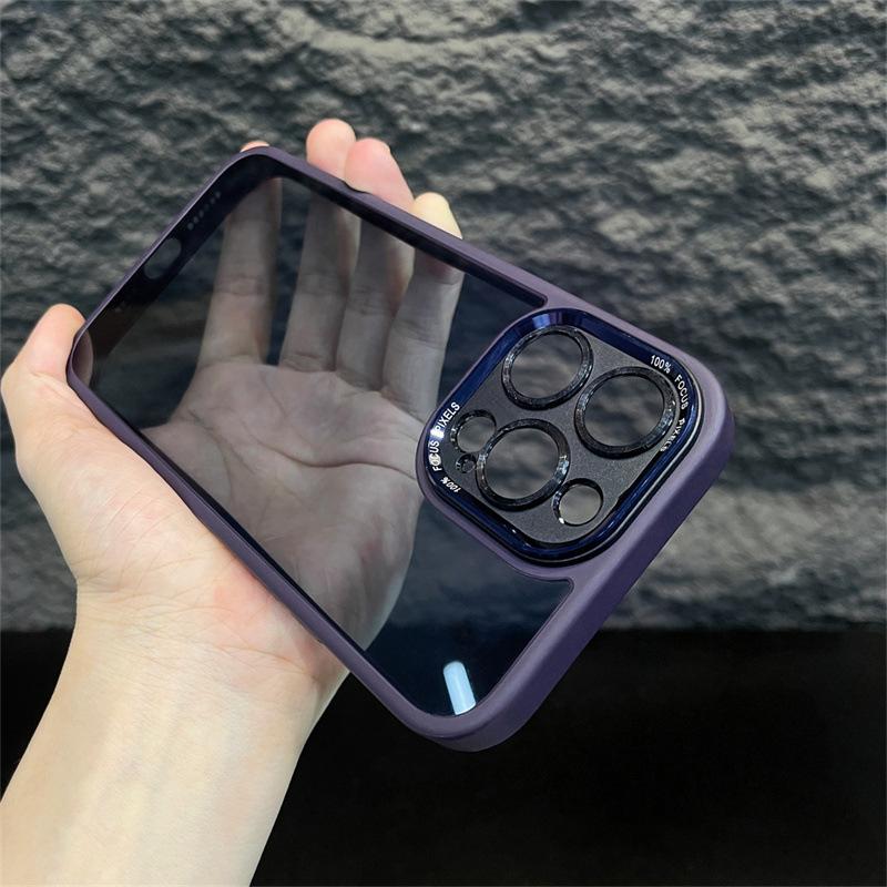 Metal lens Apple 17 mobile phone case Magnetic case for iPhone15 all-inclusive 14Promax protective case 11