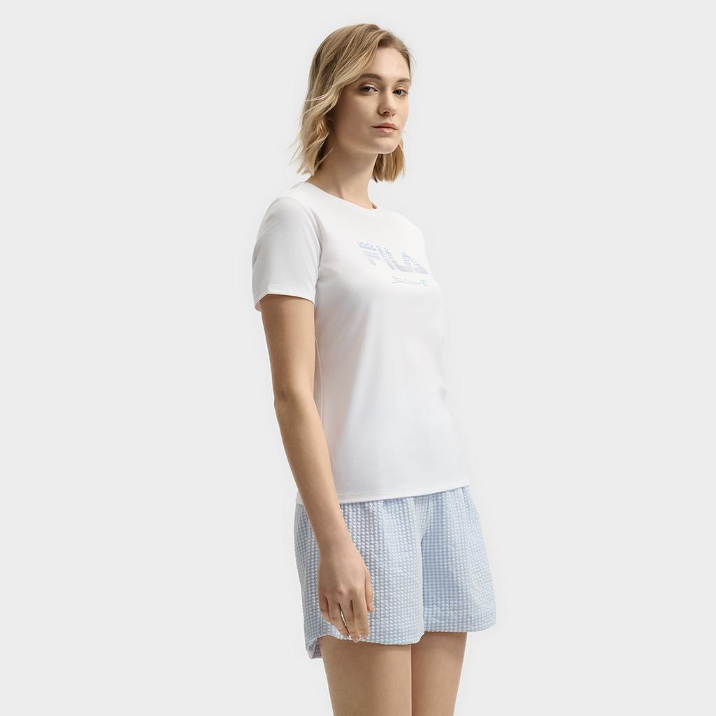 New FILA T Shirt Women's Standard White F11W523103F-WT