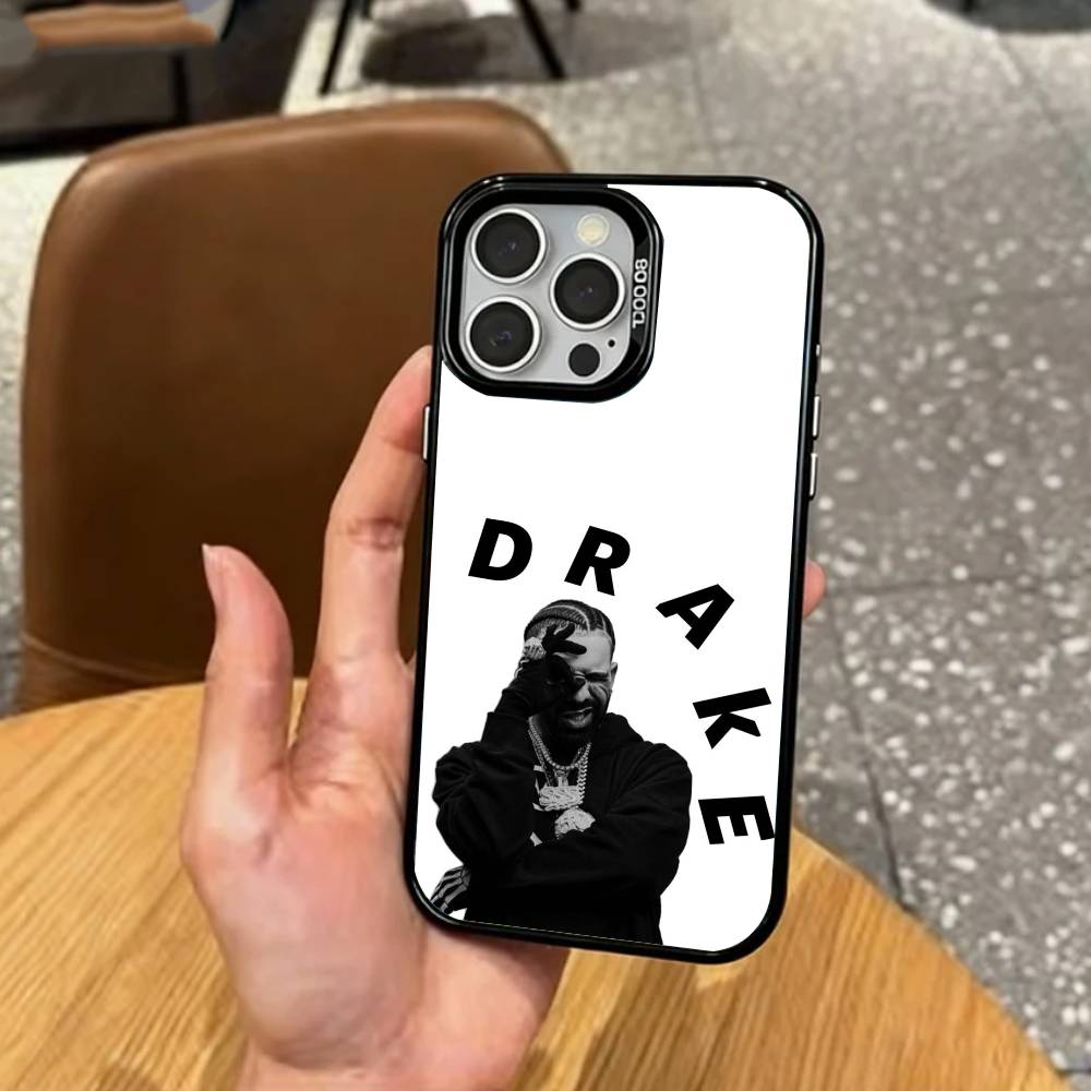 Dashing Drake Phone Case For iPhone17,16,15,14,13,12,11 Plus,Pro Max Colored Silver Plated Inside Cover