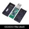 LIZAO CC2531M USB Wireless Module, 2.4GHz Zigbee Transceiver with Antenna Optional, 250K Baud Rate for IoT Projects