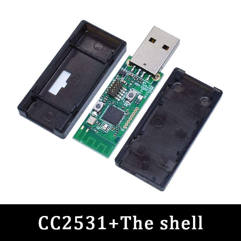 LIZAO CC2531M USB Wireless Module, 2.4GHz Zigbee Transceiver with Antenna Optional, 250K Baud Rate for IoT Projects
