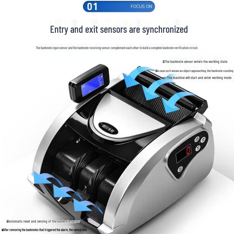 Weirong T98(B) Smart Banknote Counter CN Plug (adapter Included)