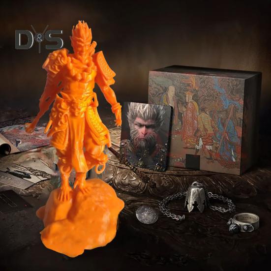 3D Printed Wukong Figure Great Sages Equalling Heaven Figurine Statue Sculpture Monkey King Model Desktop Decoration Ornament Game Peripherals