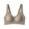 Traceless underwear women's big breasts show small breasts, anti-sagging soft support no steel ring bra new