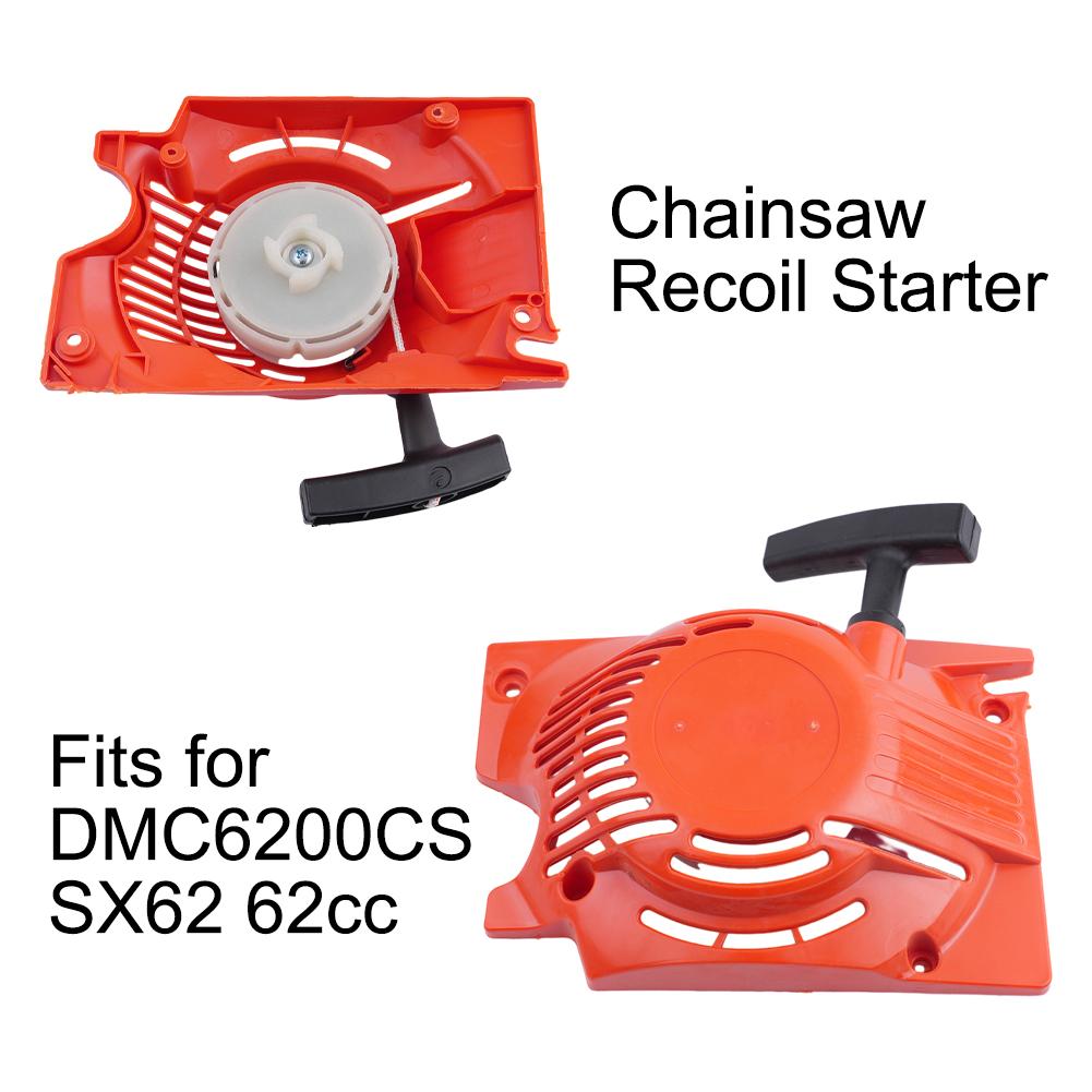 Recoil Starter for DMC6200CS Chainsaw and Baumer For SX62 62cc Chainsaw Compatible with Certain 62cc Chainsaw Engine Layouts