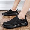 Fashion Men's Shoes 2025Summer Breathable Mesh Shoes New Comfort Walking Flats Men Casual Sneakers Classic Slip on Loafers Driving Shoes