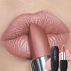 Nude Pink Pearlescent Glitter Matte Lipstick Metallic Waterproof Long Lasting Rose Pink Shimmer Diamond Lipstick Makeup Cosmetic