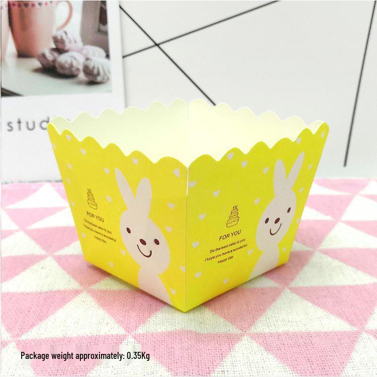 Hokkaido High-Temp Resistant Muffin Cake Paper Cups, Oil-Proof, 120ML, 100 Pcs.