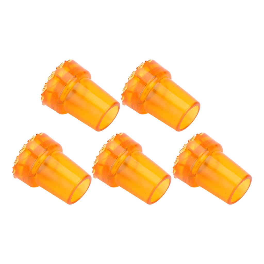 5PCS 22mm Single Angle Cane Tips Imitation Tire Texture Preservative Nonslip Rubber Translucent 7Celsius8in Crutch Tips for Cane