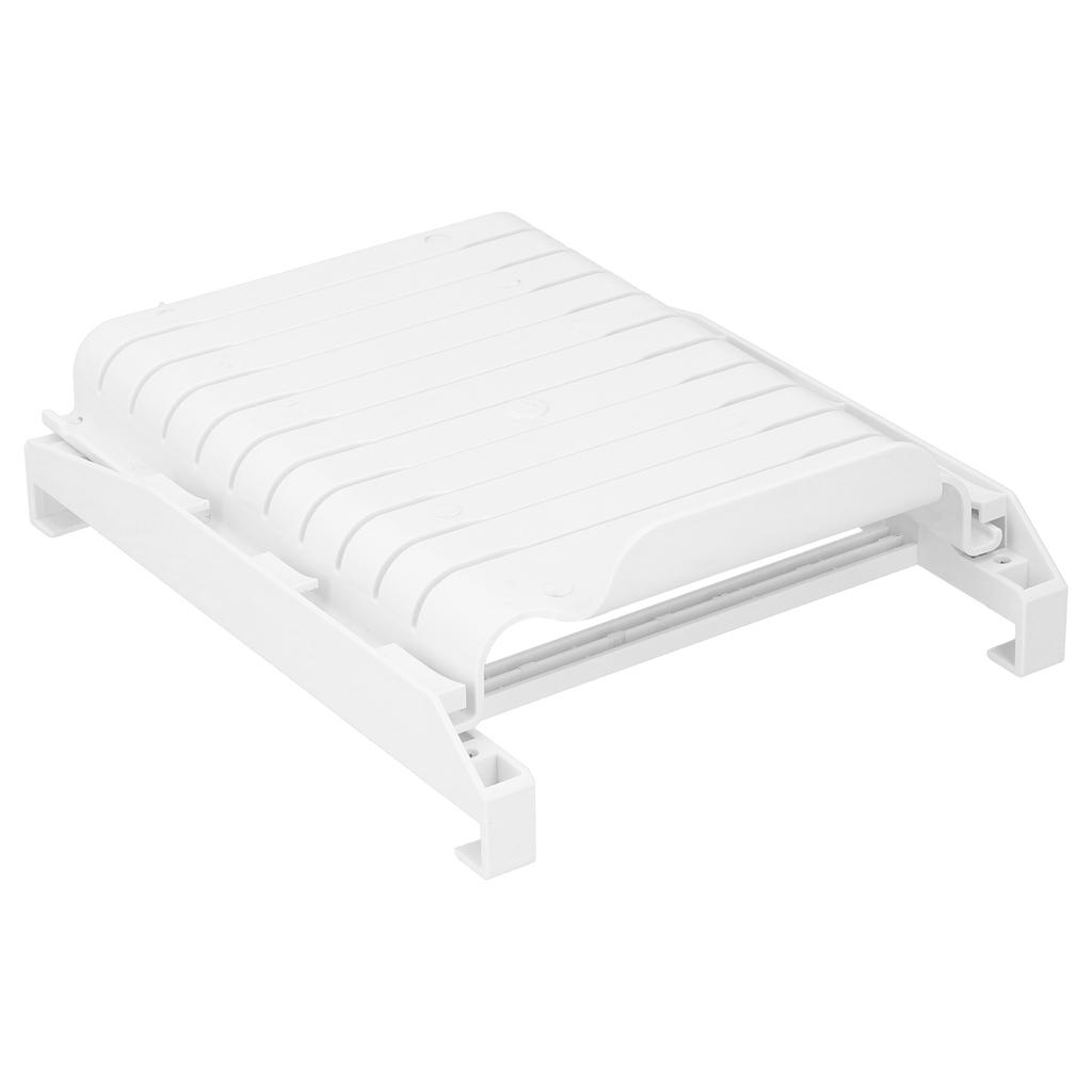 Kühlschrank-Lagerregal Ausziehbare Schubladeneinlage Behälter Kühlschrank Lebensmittel-Organizer Küchenzubehör(Weiß )