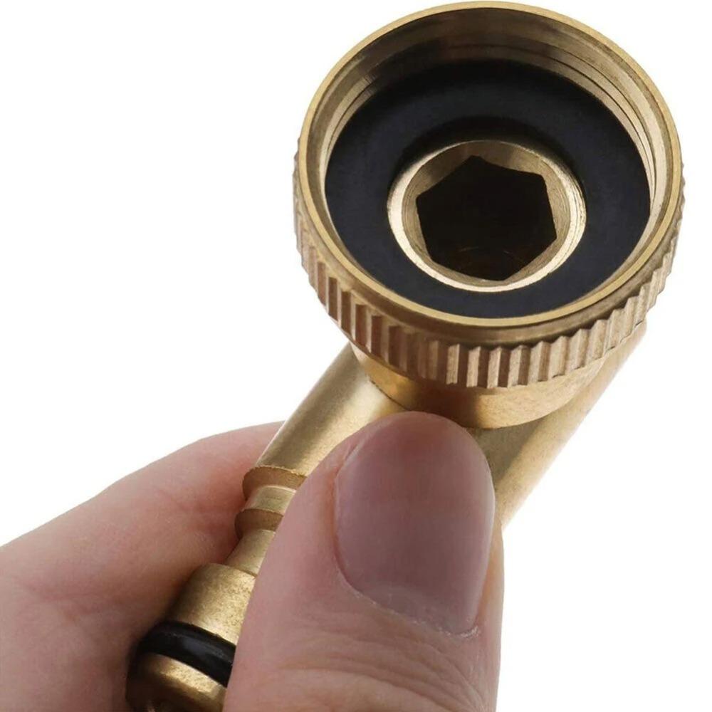 Furtun de 90 de grade Cot pivotant din alamă solidă Furtun reglabil Protector de îndoire Conector pentru echipament de udare
