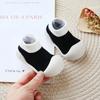 Simpatici Calzini Scarpe da Bambino Neonato Abbinamento Colori Simpatiche Scarpe da Bambino Scarpe da Bambola Suola Morbida Bambino Sneaker da Pavimento per Primi Passi Bambina