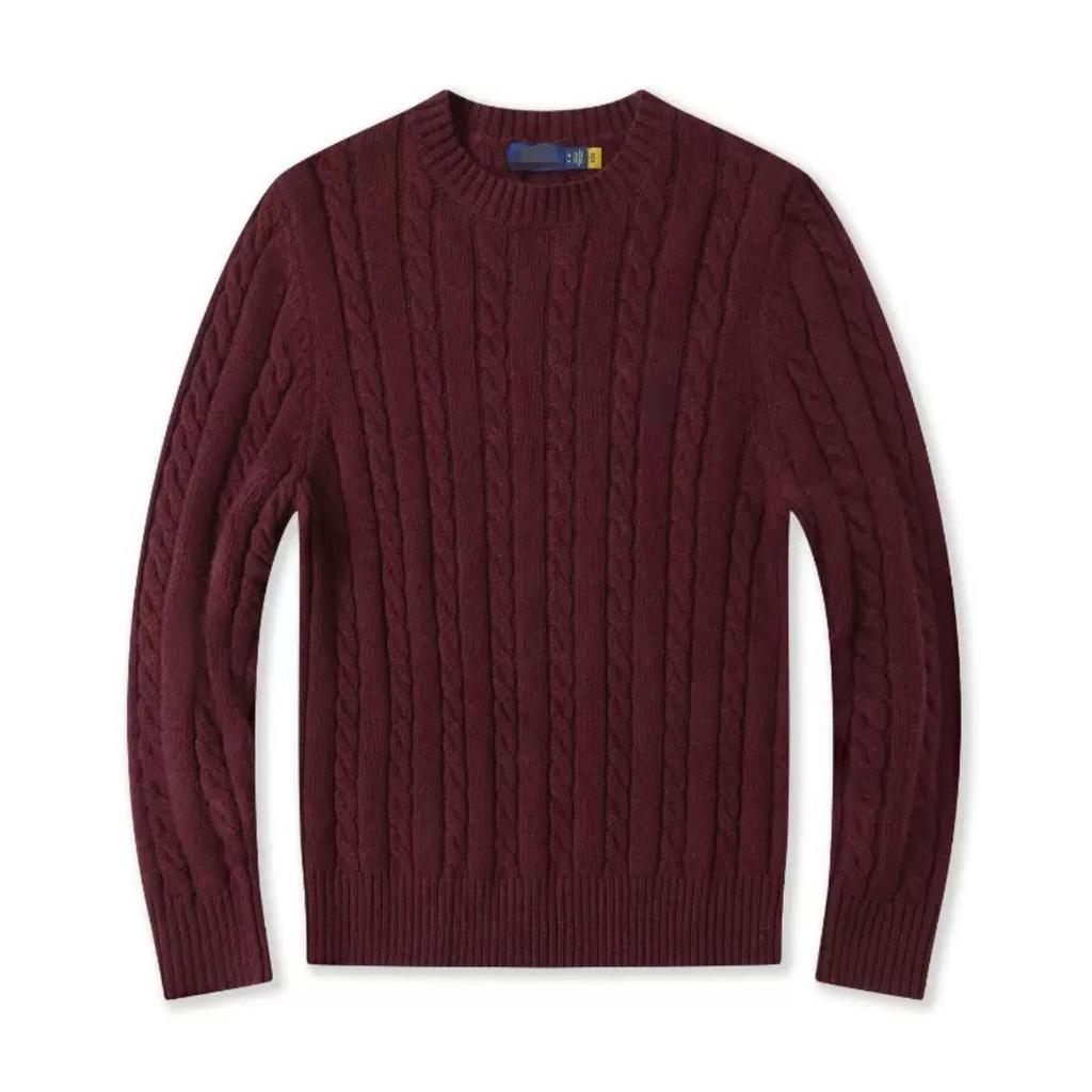 RogueWave Autumn and Winter Comfortable High-end Fashion Brand Embroidery Business Casual Versatile Warm Long Sleeved Top