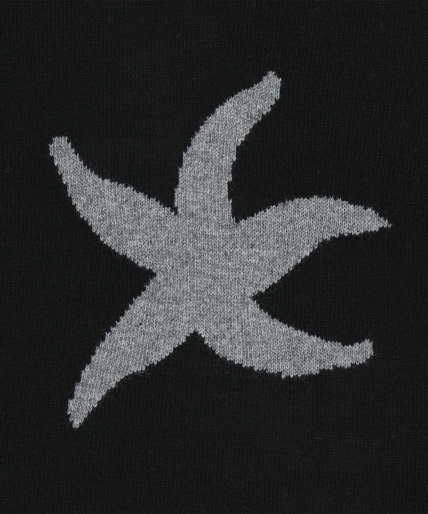 THE COLDEST MOMENT Tcm Starfish Knit (Black)