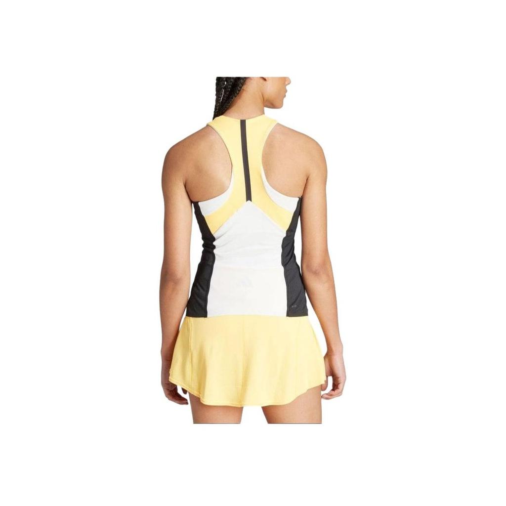 Adidas Color Block Slim Fit Sleeveless Tank Top Women Tops Multicolor IN6494