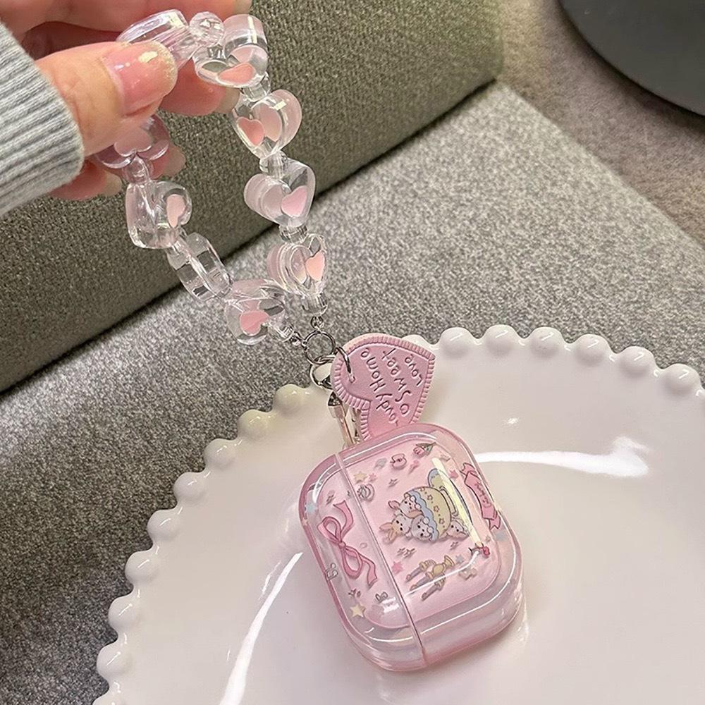 Cartoon cute rabbit for AirPods 1 /1 generation Pro1 apple earphone case 1 generation photo frame three-dimensional soft female ins