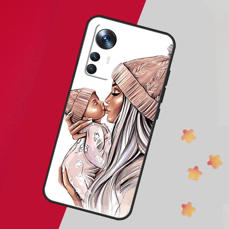 Familie Mom Girl Women Case For Xiaomi 13T Pro 12T 11T 12 14 13 Lite 12X POCO F5 X3 X5 Pro X4 F4 M5 M5s F3 Cover
