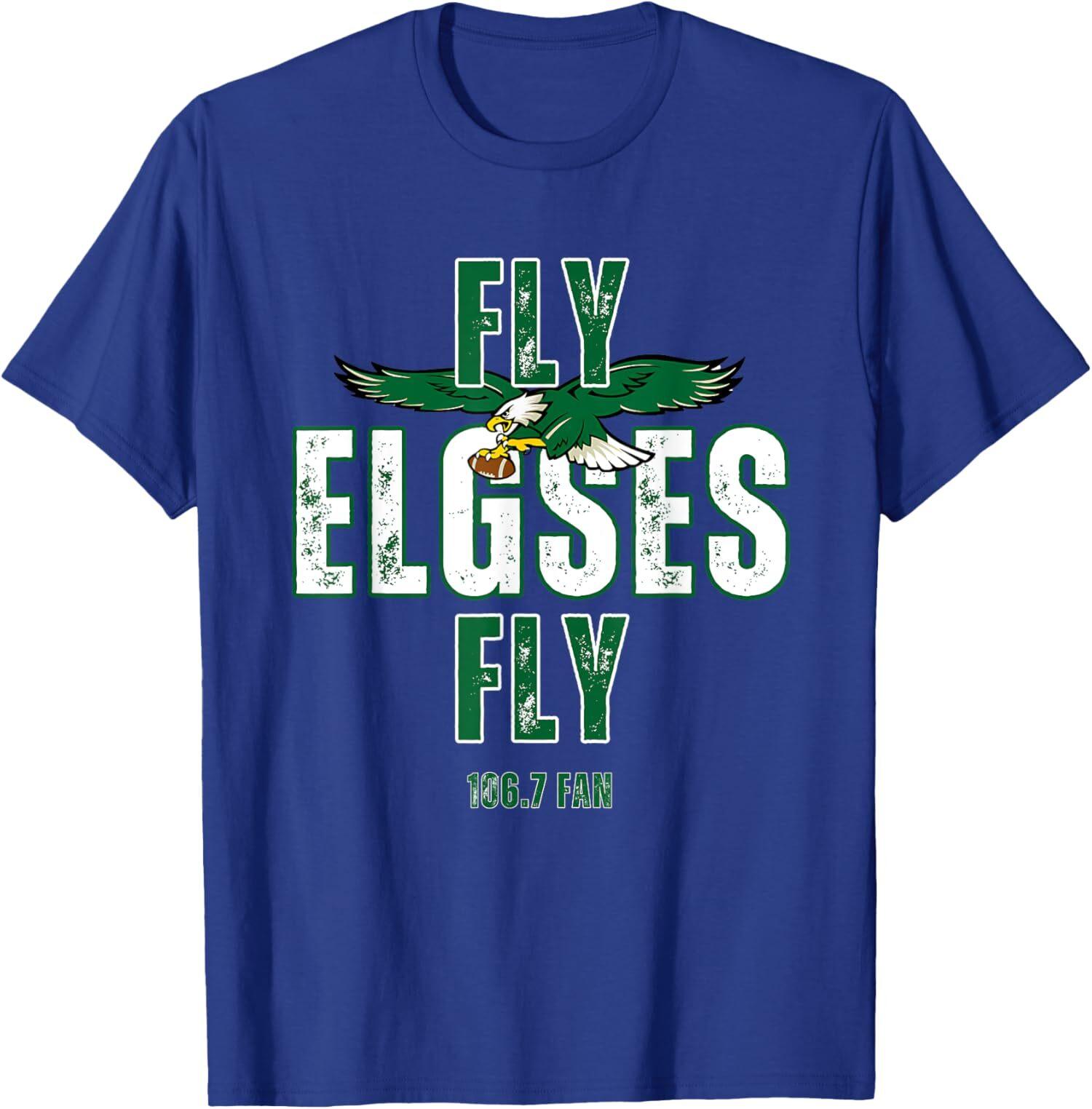 The Fan Fly Elgses Fly Funny 106.7 Fan Fly Elgses Fly Unisex T-shirt XL