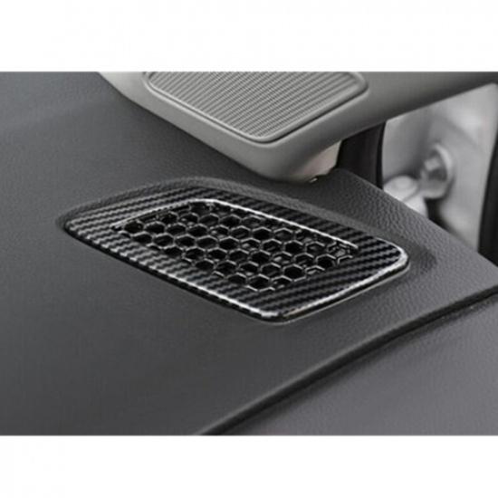 For Honda CR-V CRV 2023 2024 Carbon Fiber Dashboard Air Outlet Vent Cover Trim