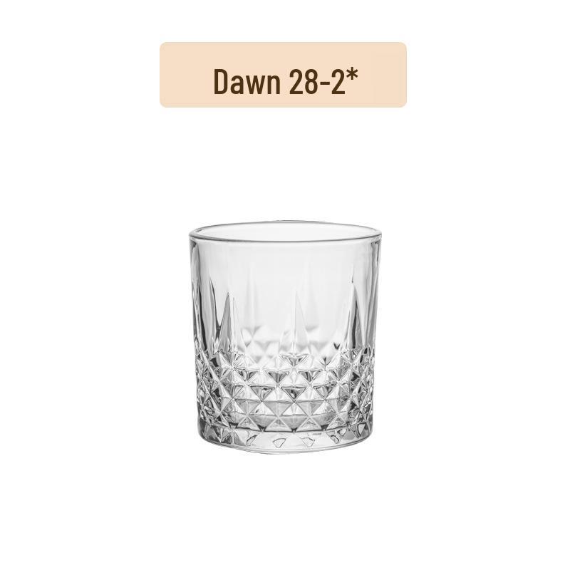 Green Apple Retro Crystal Glass Set – Wine, Whiskey, Beer, Liquor Glasses for Home Bar