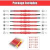14in1 & 3in1 Insulated Screwdriver Combo Magnetic Tips Electrical Tools Set for Electrician Home Professional Repair