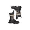Rick Owens X Dr. Martens Leather Comfortable Lightweight Ankle Boots Women ankle boots Black 31750001X