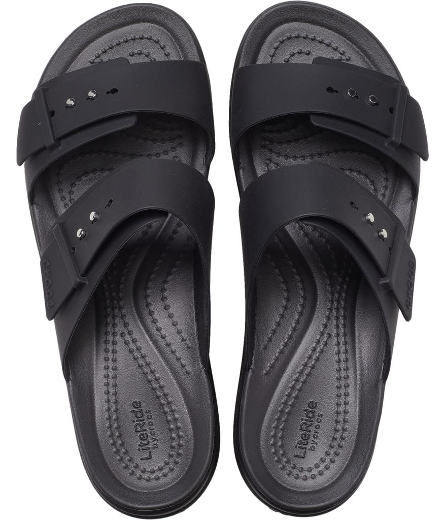 Crocs Brooklyn Sandals Low Wedge Black 23cm Women's Women's