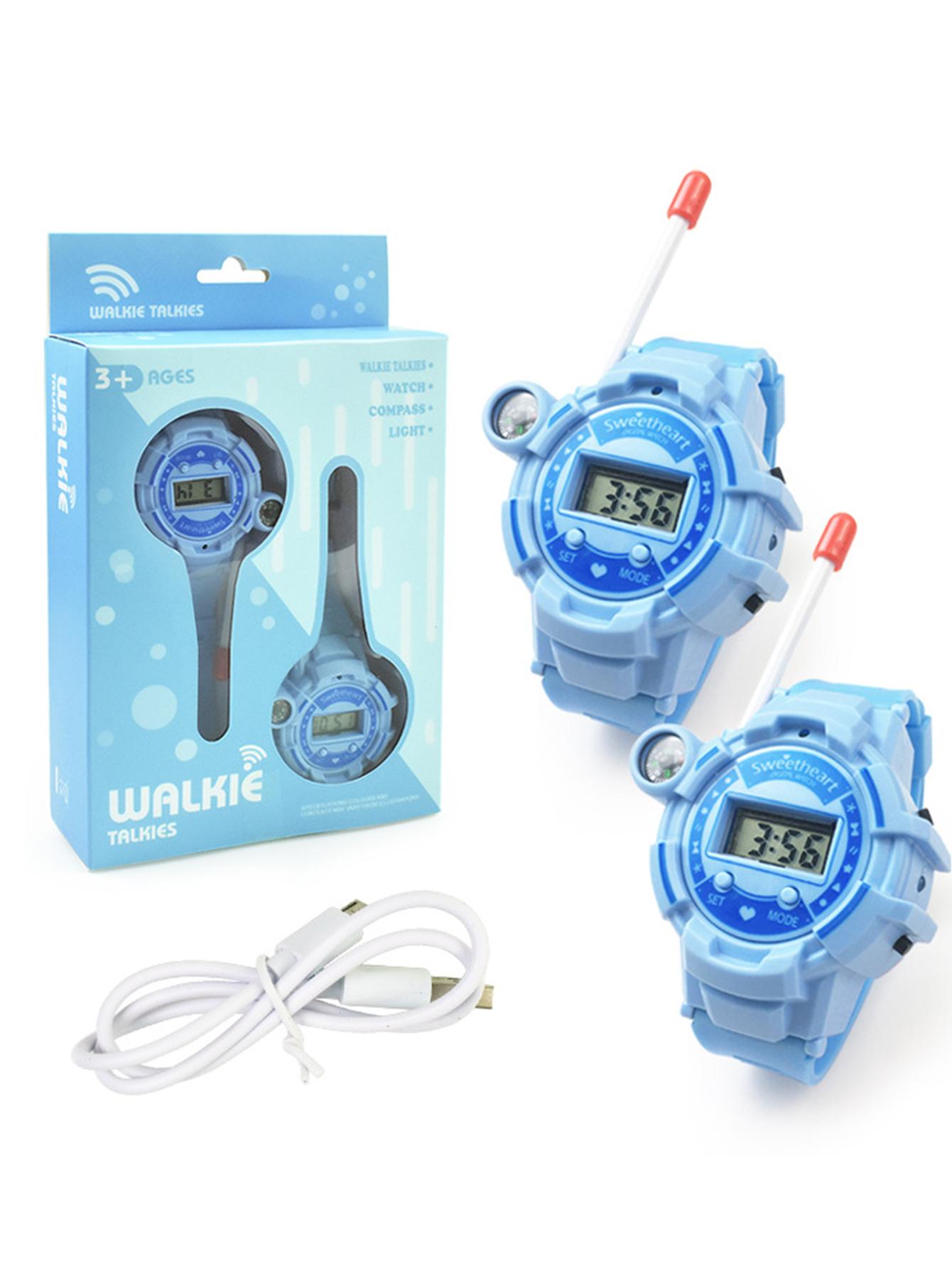 

Инновационные детские игрушки, цифровые рации 7-в-1, часы Walkman, перезаряжаемые с пультом дистанционного управления сверхвысокой частотой, лучший подарок