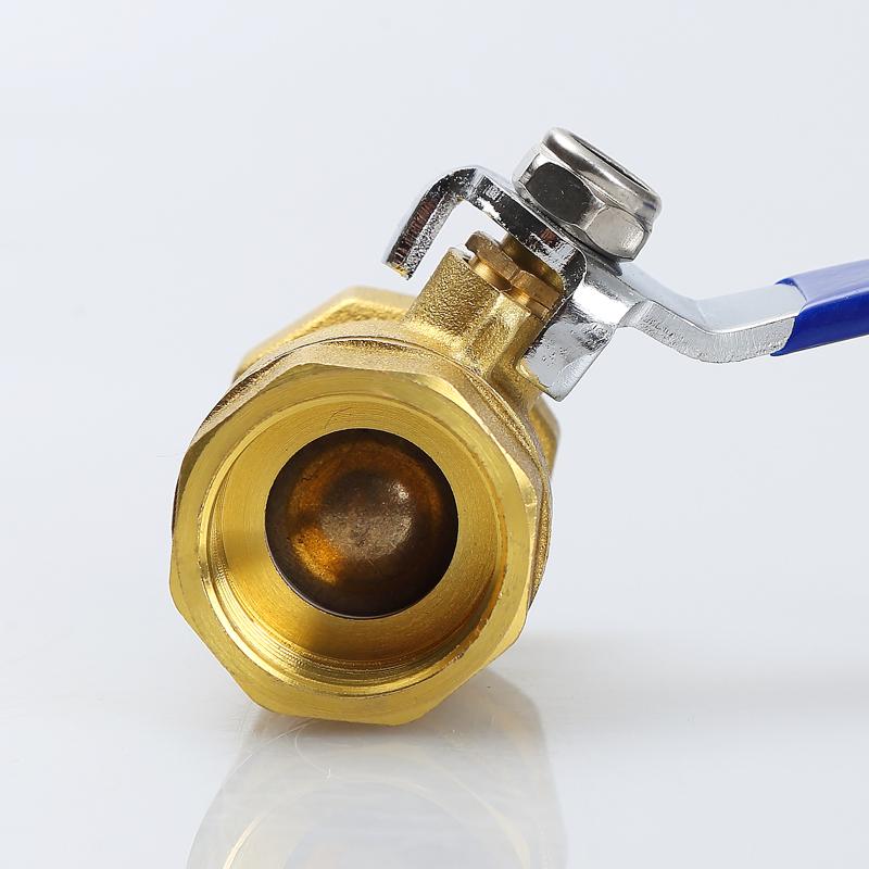 Thickened Brass Valve: 4 or 6 Point Copper Ball Valve with Female Thread for Water Pipes
