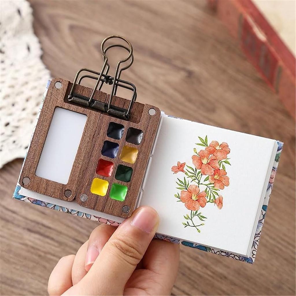 Biora Paint Palette Travel Kit, Biora Mini Paint Kit, Biora Paint Set, Pocket Artist Watercolor Travel Set, Solysta Travel Paint Palette