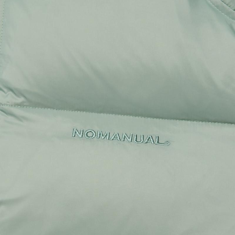 NOMANUAL Hooded Duck Down   Sage Green  Division