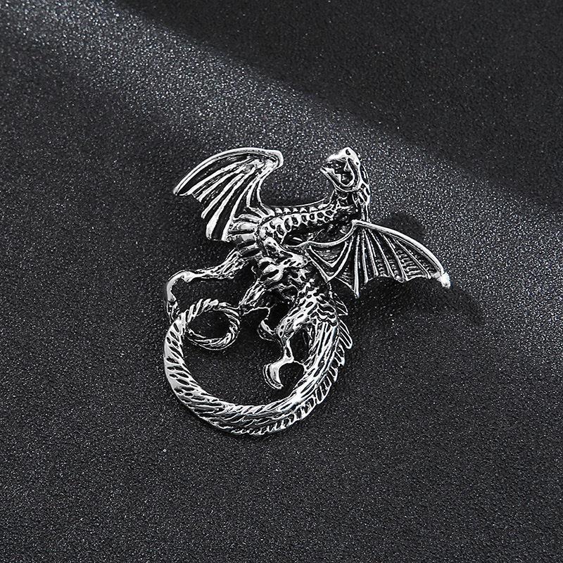 

«Мужская роскошная брошь для костюма»: Дизайн головы льва, орла и оленя в короне