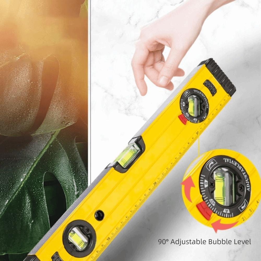 Aluminum Zinc Zinc Alloy Bubble Level Shockproof Leveling Tool Portable Level Ruler  Professional Use