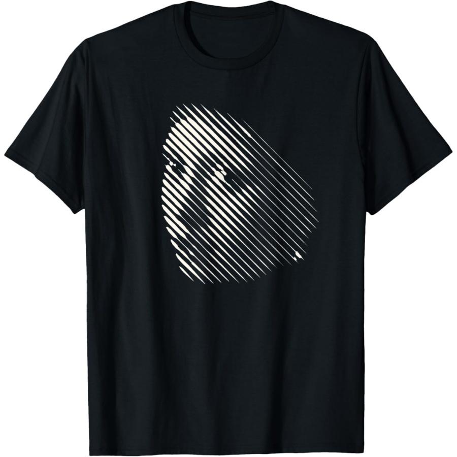 

Girl with Pearl Earring Diagonal Stripes Anamorphic Pop Art T-Shirt XXXXXL