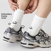 Summer Mid-calf Socks for Men - Antibacterial, Sweat-absorbing, Odor-resistant Sports Socks, Trendy Basketball Socks
